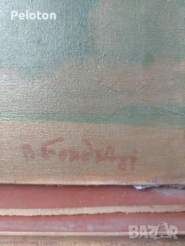 Васил Бояджиев "пейзаж ", снимка 2 - Картини - 47547030