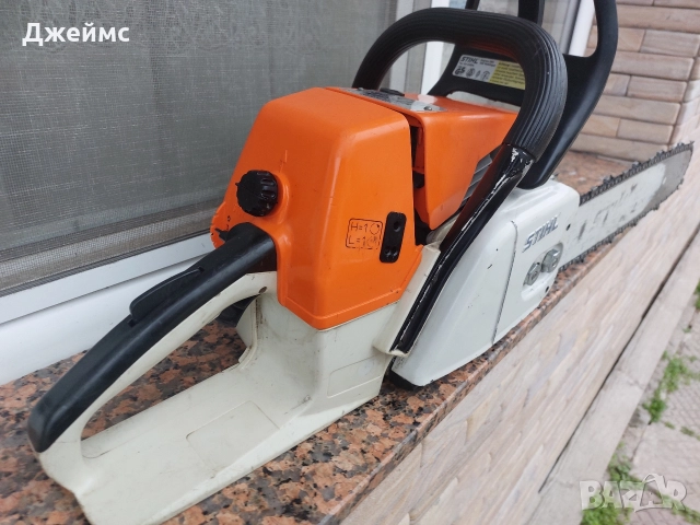 Резачка STIHL 034 AV super electronic quickstop , снимка 11 - Градинска техника - 52659741