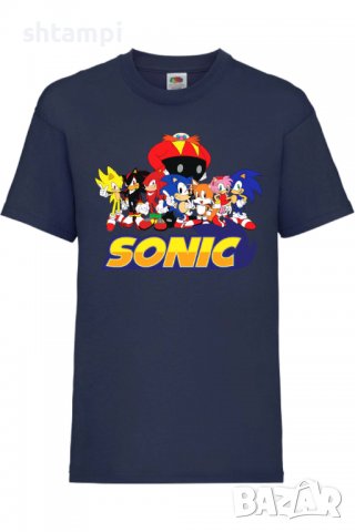 Детска тениска Sonic and friends 002,Соник,Игра,Изненада,Подарък,Празник,Повод, снимка 2 - Детски тениски и потници - 37434989