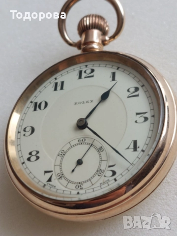 Джобен часовник ROLEX-1910-30 г.позлатен