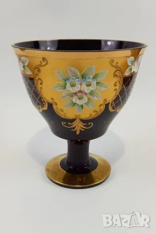 Голяма чаша, ваза или съд за лед - Бохемия