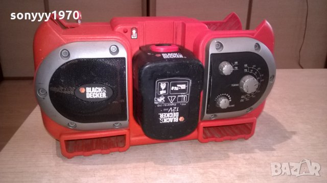 black & decker profi radio+батерия-внос швеицария