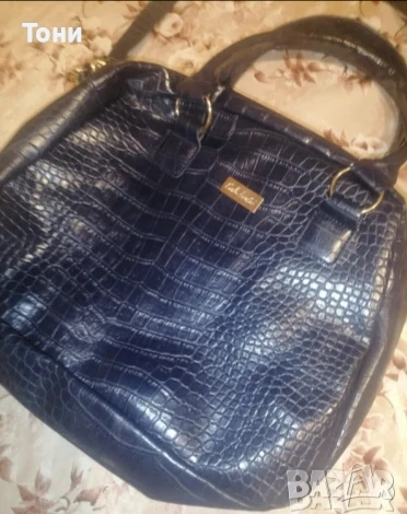 CARLA FAUSTINI Оригинал Нова Кожена Дамска Чанта , снимка 2 - Чанти - 51109912