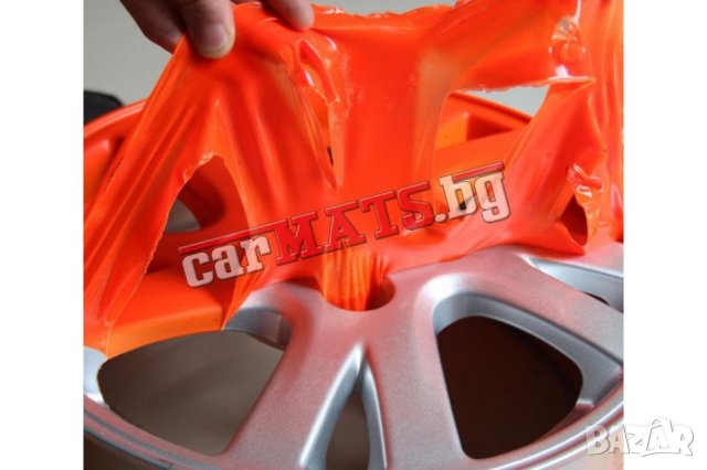 Гумиран спрей за джанти - лесно отстраним - оранжев, снимка 3 - Аксесоари и консумативи - 43306906