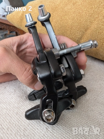 Ретро Шосейни Челюсти Campagnolo Veloce Черни, снимка 5 - Части за велосипеди - 52055067