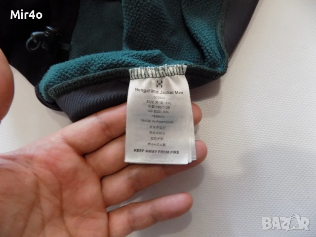 горнище haglofs яке полар худи суичър блуза фанела екип елек туризъм планина мъжко оригинално XXL, снимка 5 - Спортни дрехи, екипи - 40159037