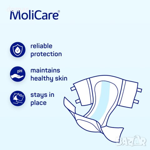 MoliCare Slip Night Нощни пелени за възрастни размер L (100-150 см), опаковка от 30 бр., снимка 4 - Други - 44071844