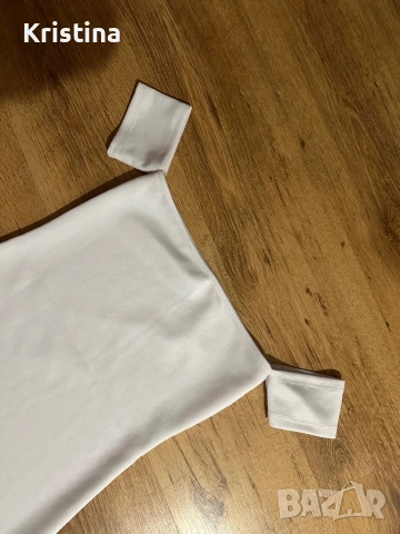 Бяла нежна рокля, снимка 2 - Рокли - 53111241