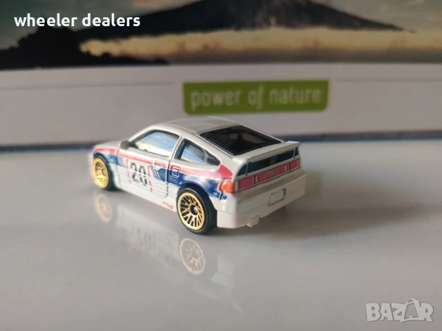 Метална количка Hot Wheels 88 Honda CR-X 1/64, снимка 3 - Колекции - 50745240