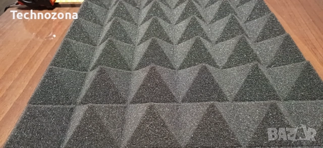 24 бр. пирамидални акустични панели 30×30×5 см Акустична пяна Шумоабсорбираща, снимка 3 - Други - 53406668