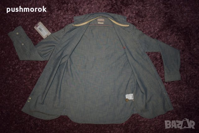 Napapijri Men's Girth Shirt Sz XS, снимка 5 - Ризи - 28414707