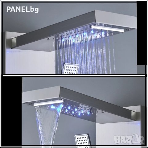 Хидромасажен душ панел Албион,лед осветление и дисплей-БЕЗПЛАТНА ДОСТАВКА , снимка 6 - Душове - 35555476