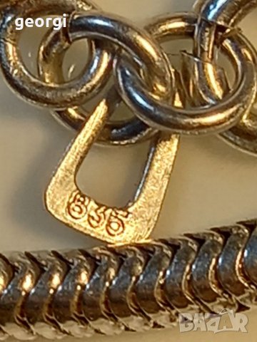 Сребърно родирано колие , снимка 9 - Колиета, медальони, синджири - 39353166