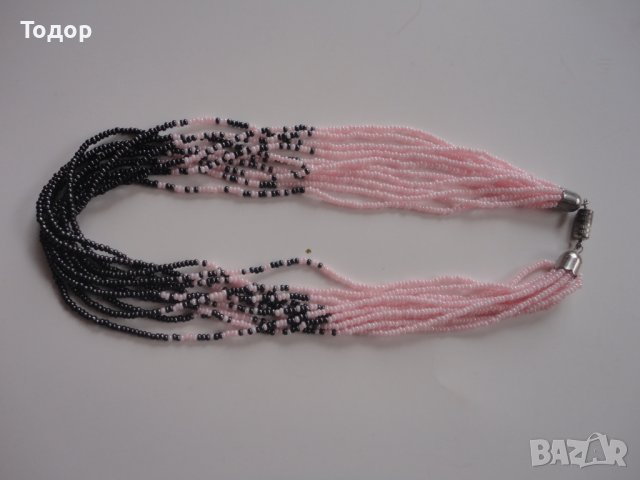 Страхотно колие с мъниста , снимка 5 - Колиета, медальони, синджири - 43230593