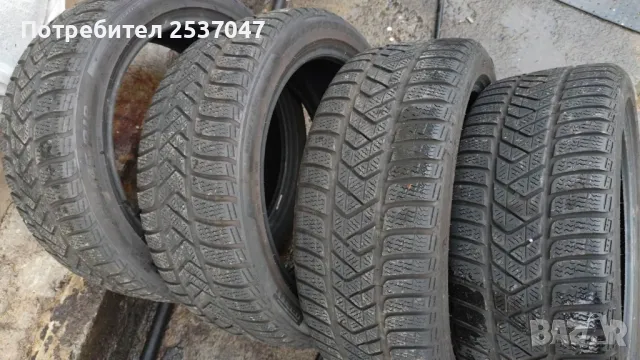 4бр зимни гуми PIRELLI 225/45/18, снимка 3 - Гуми и джанти - 48291875