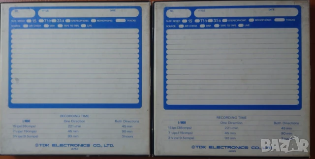 Магнетофонна ролка /ролка за магнетофон/ без лента 18 см. и кутия TDK, снимка 2 - Други музикални жанрове - 50677922