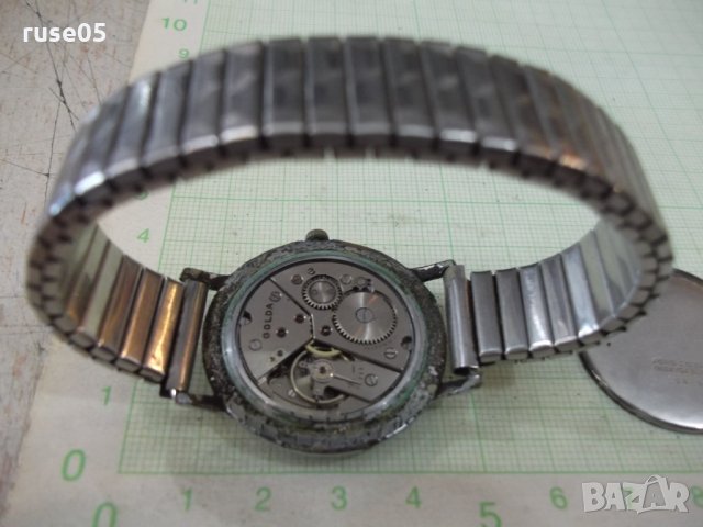 Часовник "GOLDA" ръчен мъжки механичен швейцарски работещ, снимка 5 - Мъжки - 33608732