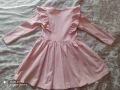 Разкошна рокличка с дълъг ръкав р.122, снимка 2