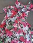 Флорална блуза, шифон. Размер L., снимка 4