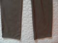 Кафяв дамски панталон с висока талия М, снимка 2