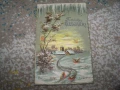 Стара австрийска новогодишна пощенска картичка , снимка 3