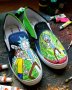 Ръчно рисувани обувки