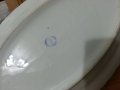 Стар български порцелан плато елипса, снимка 11