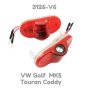 LED Плафони лампа за врати с проектор лого за VW Golf MK5 Touran Caddy, снимка 1 - Аксесоари и консумативи - 43489035