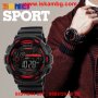 Спортен часовник SKMEI черен хронометър аларма - 1243