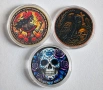 Сувенирни монети „Денят на мъртвите”-Мексико, снимка 2