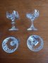 Четири красиви Кристални чаши за ракия