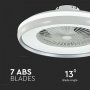 Вентилатор за таван 50W с лампа 7перки 60cm, снимка 4