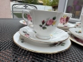 Винтидж английски порцеланов сервиз Gainsborough Bone China B47 “Roses” – 20 части, снимка 5