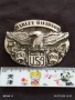 КАТАРАМА за КОЛАН с Лого HARLEY - DAVIDSON много красива релефна 15607, снимка 6