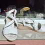 Джапанки нови и подарък сандали бели номер 37,5. , снимка 2
