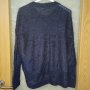 Син пуловер мохер, вълна и алпака М, снимка 3