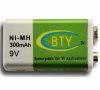 ANIMABG Презареждаща батерия 9V,PP3 ,6LR61, Ni-MH