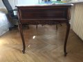 Бюро маса писалище от масив орех, Луи, антикварно, снимка 2