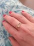 Златен пръстен с цирконии (Петя) 2.16 грама/№59.5-60, снимка 1 - Пръстени - 11204868