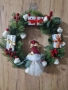 Коледен венец с гномче, снимка 2