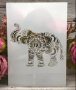 Слон Слонче на цветя стенсил шаблон за спрей за торта украса Scrapbooking, снимка 1 - Други - 37861848