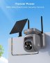 Нова K&F Concept 2K 3MP WiFi Сигурност Камера - Соларно Захранване, IP66, PTZ, снимка 2