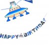 Космос планети надпис Happy Birthday на въже Парти Гирлянд Банер Флаг, снимка 1
