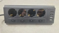 Ъглов разклонител Ъглов удължител 4контакта 4 USB, снимка 1