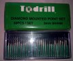  DIAMOND MOUNTED POINT SET - комплект за шлайфане, снимка 1 - Други инструменти - 36886203
