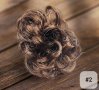 Небрежен кок с ластик от изкуствена коса , снимка 3