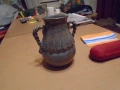 керамичен съд, ваза, подписана, датирана 1955 , снимка 1