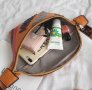 Луксозна кожена чанта/чантичка за кръст/талия и през рамо Fendi Фенди, снимка 6