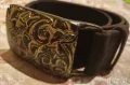 S. Oliver Оригинал Нов Дамски Италиански Колан от Естествена Кожа 110см.  , снимка 9