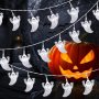 Лампи за декорация на Хелоуин, 3 опаковки светлини призрак/прилеп/тиква, снимка 4